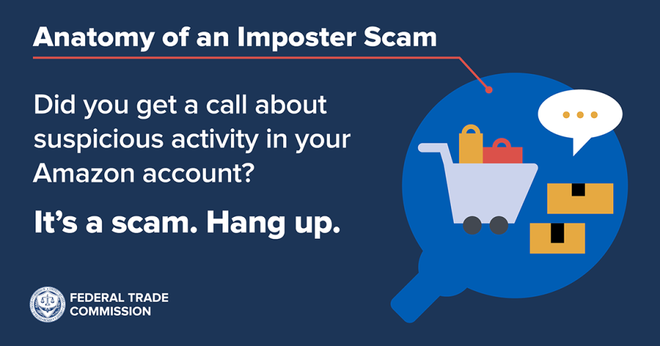 Imposter Scam: Suspicious Amazon phone calls