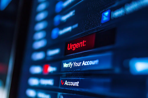 Beware of URGENT text messages that want your info!
